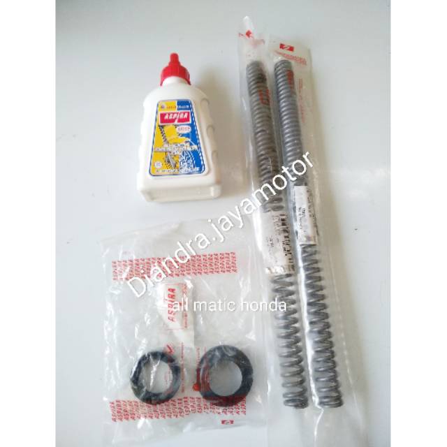 Paketan pershock.oli.sil shock Aspira for all matic honda