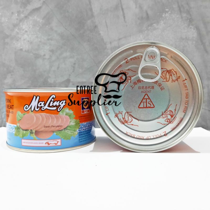 

TERMURAH Ma Ling TTS 397gr Luncheon Pork Meat / Ham Daging Babi Maling NON HALAL