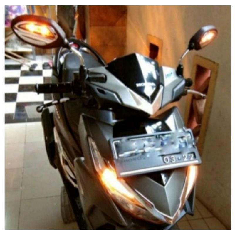 Spion LED sein motor Honda  vario 125 vario 150  Vario 160 Honda Beat Honda genio Original AHM-3