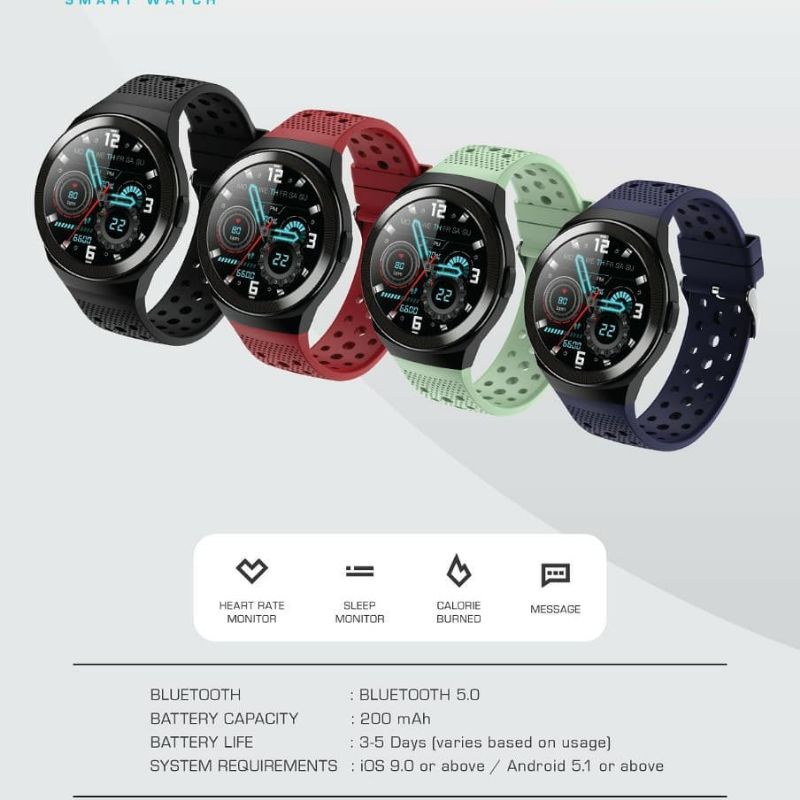 Smartwatch Digitec LUNAR