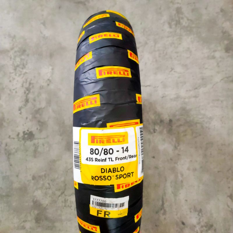 Ban Pirelli Diablo Rosso Sport 80/80-14 Beat Scoopy Mio