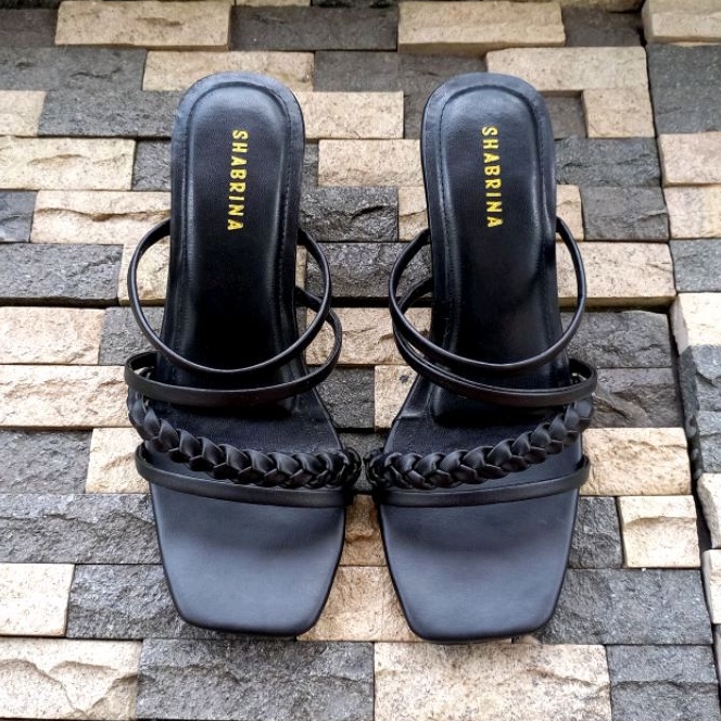 Best Seller Shabrina Fiona black Series Sepatu Big Size Jumbo 41-45