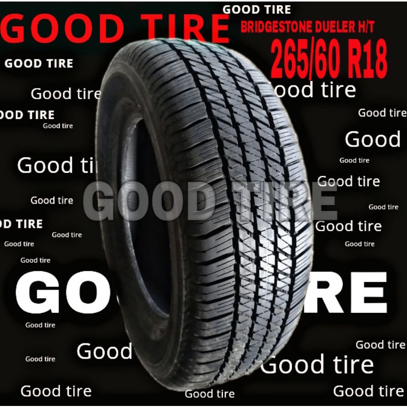 BRIDGESTONE DUELER HT 265/60 R18 RING 18 COPOTAN SEKEN SECOND BEKAS BAN MOBIL FORTUNER PAJERO MUX TR