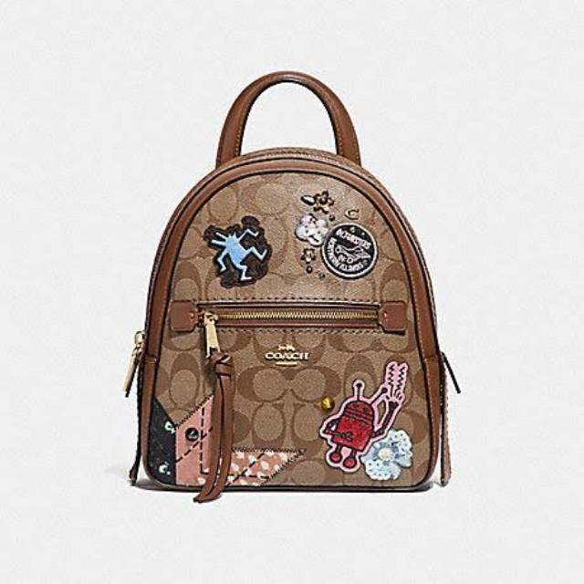 Coach andi keith haring backpack