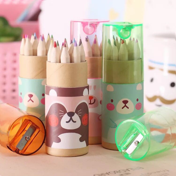 

Pensil Warna Anak-Anak Animal Dengan Tempat dan Serutan
