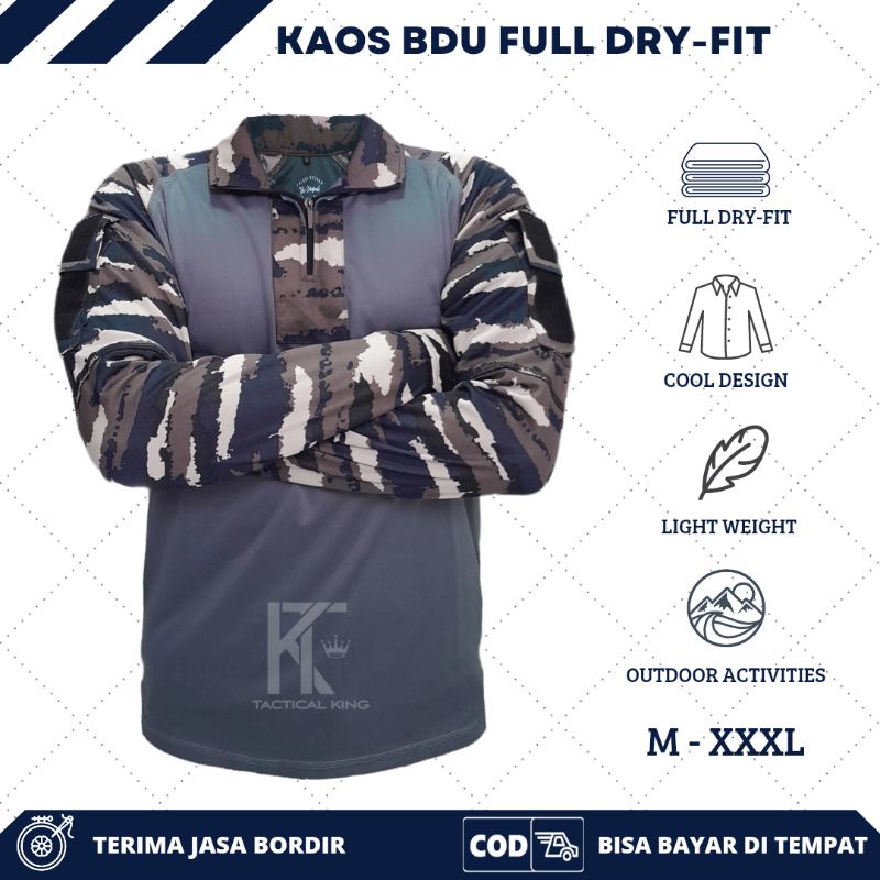 kaos BDU tactical dryfit/kaos tactical BDU/kaos loreng army