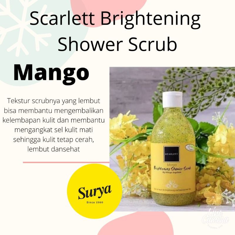 Scarlett Brightening Shower Scrub