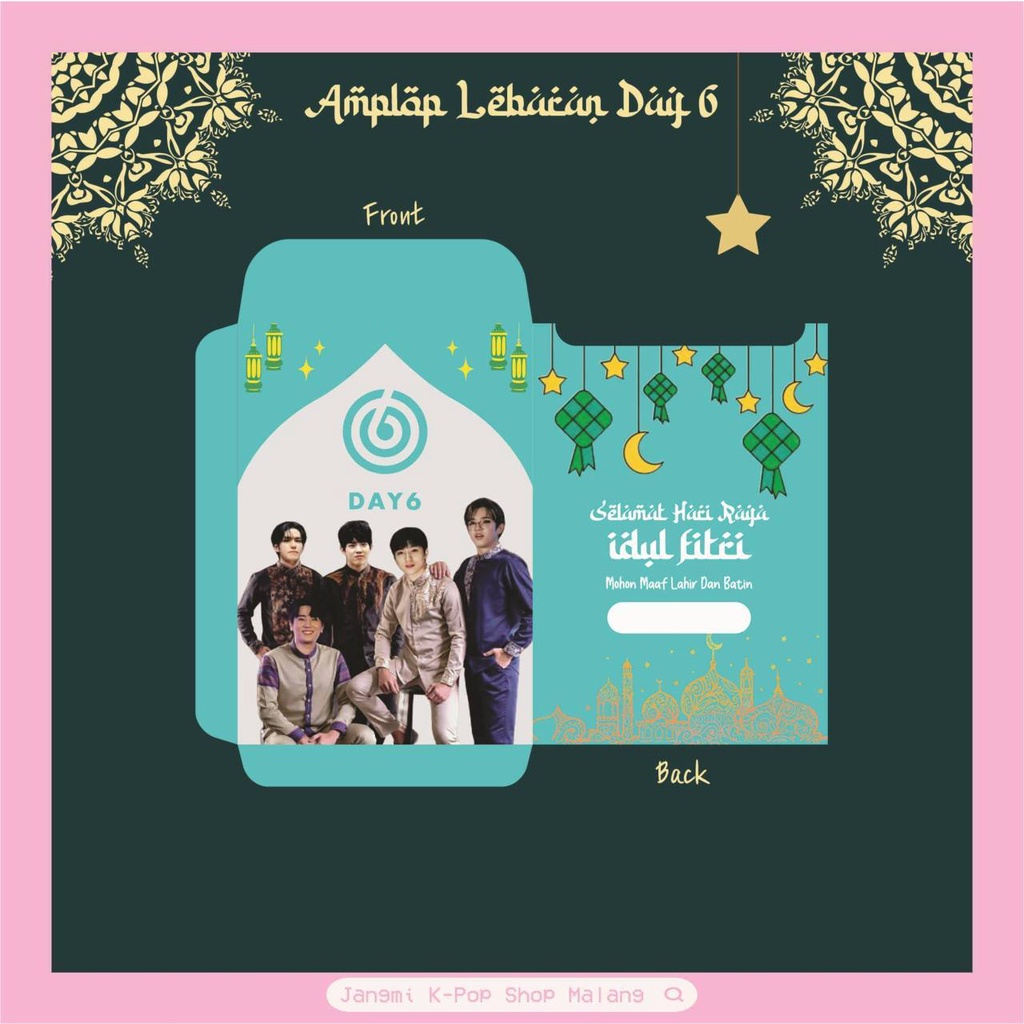 

[BISA COD] Amplop Lebaran DAY6 | Amplop DAY6 | Amplop Hari Raya | Angpao Lebaran | Angpao Hari Raya | Amplop DAY6 | Amplop Lebaran DAY6 | Amplop Lucu | DAY6 Ramadhan | DAY6 Lebaran | Hari Raya Idul Fitri