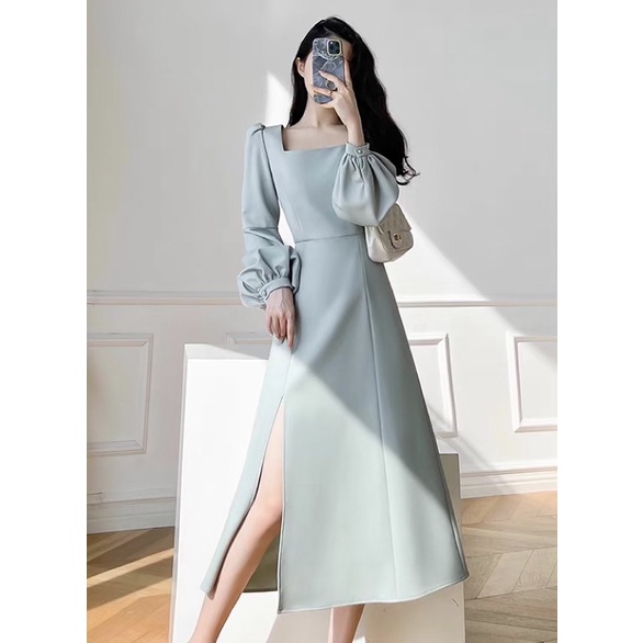 Dress Midi Fashion Polos Wanita M51