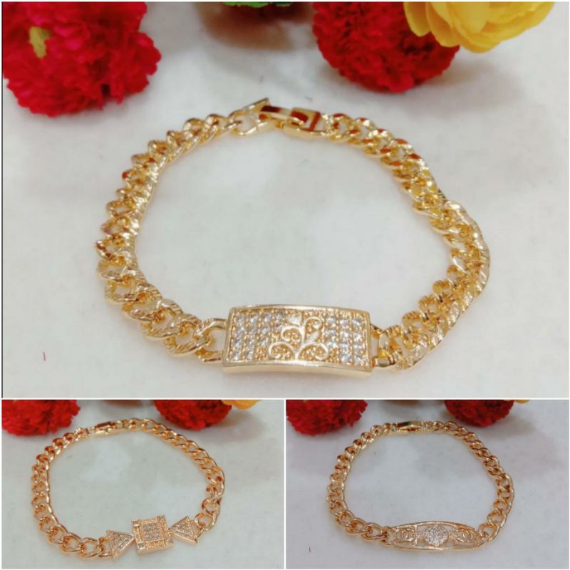 Fourfashion Gelang Tangan Sisiki Naga Motif Plat Kekinian YT083