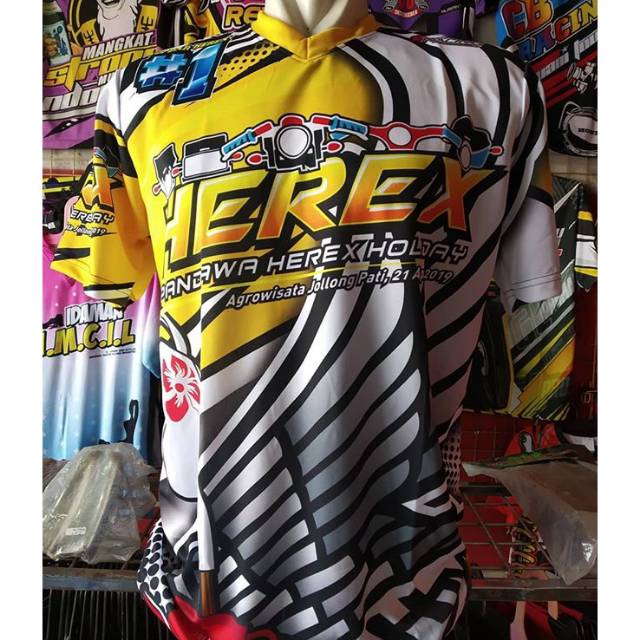 kaos Jersey acara Pandawa herex holiday CB GL MP Tiger C70 original