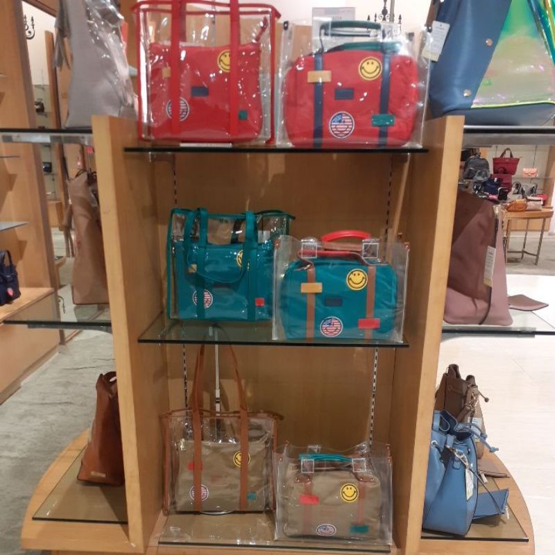 Bellezza Yz900535 Tas Transparan+Pouch Colourfull Selempang