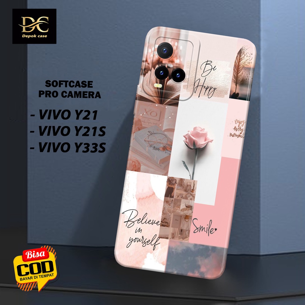 Case Vivo Y21 / Y21s / Y33s / Y21A Terbaru - Fashion Case AESTHETIC - Casing Hp Vivo Y21 / Y21s / Y3