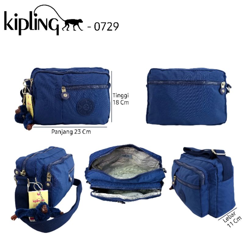 Tas Selempang Pria dan Wanita ukuran Sedang kualitas import kipling kode 0729