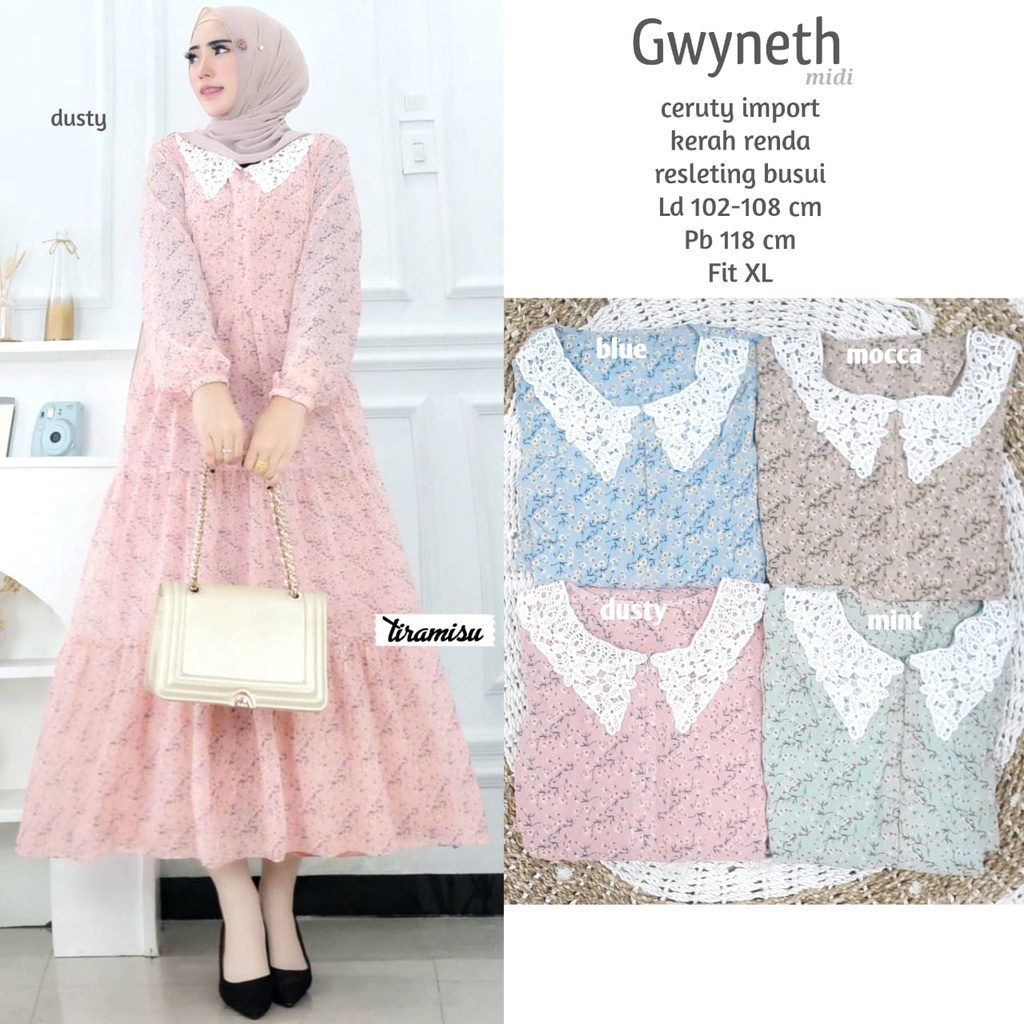 GWYNETH MAXI DRESS ORIGINAL TIRAMISU