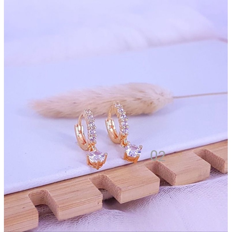 anting titanium impor awet/tahan lama