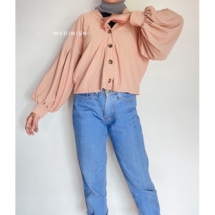 Anya bubble cardy - Cardigan Wanita Terbaru