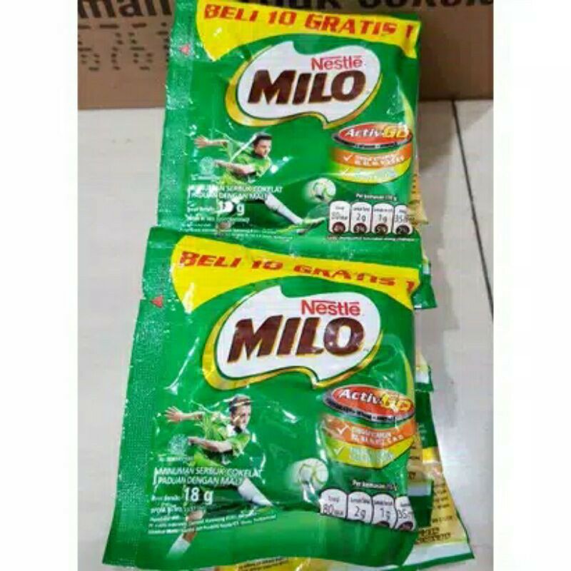 

MILO active go 22 gr/renceng 10 sachet