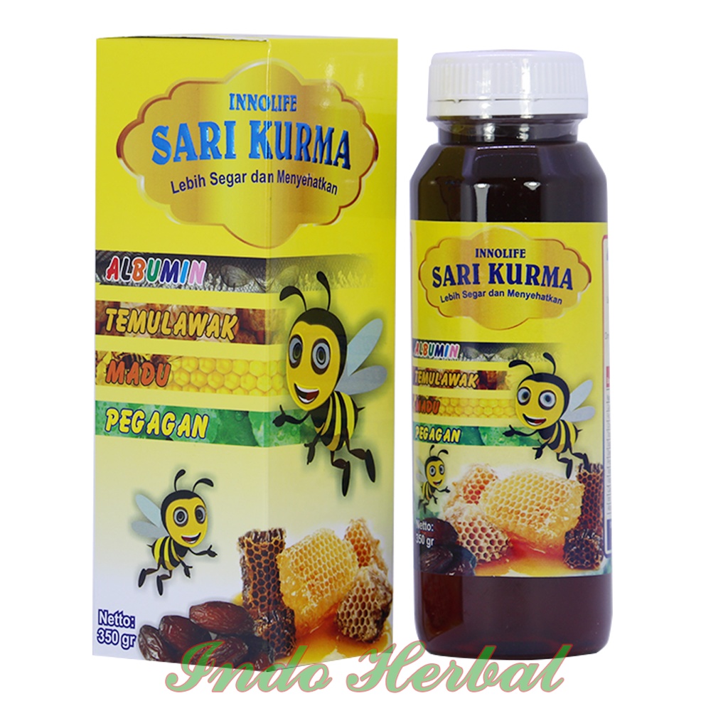 Sari Kurma INNOLIFE Original Plus Albumin Temulawak Madu Pegagan 350gr