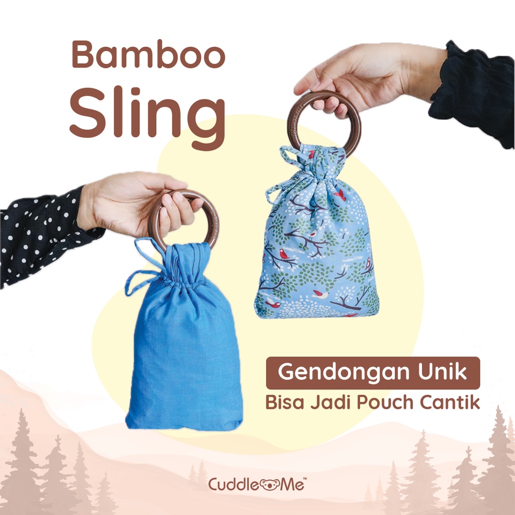 Cuddle Me Bamboo Ring Sling - Gendongan M - Shape - Solid Edition