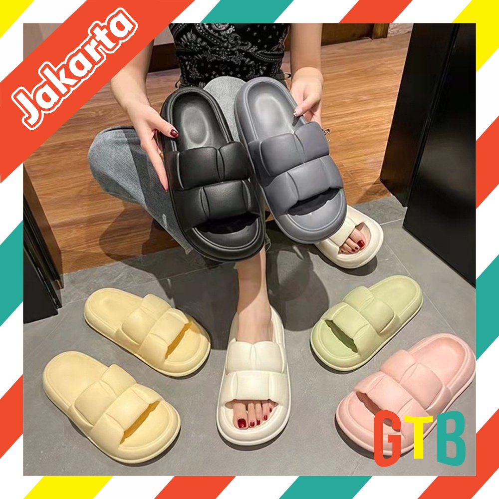 ❤️GTB❤️ PVC Sandal Jelly Korean Import Jelly Soft Slipper Anti Slip Elastic Empuk R788