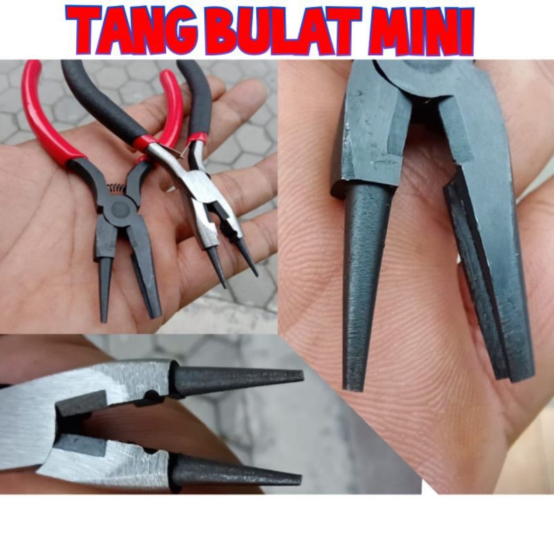 Tang Potong Putar Hidung Bulat Mini Import 2 Varisi