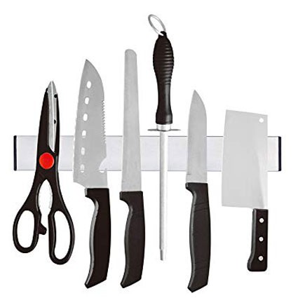 Rak Tempat Pisau Dapur Magnet Gantung Magnetic Knife Holder Stainless