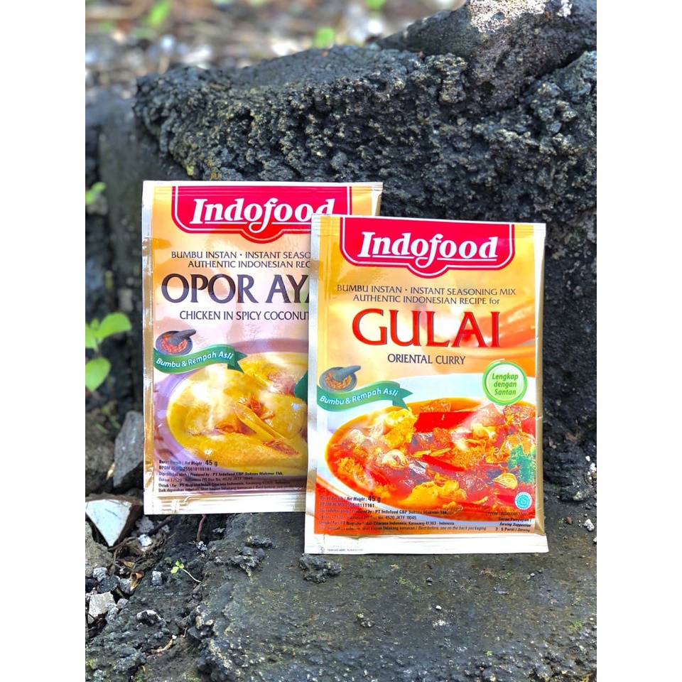 

Indofood Opor Ayam / Gulai Bumbu Instan Lengkap Dengan Santan 45 gr
