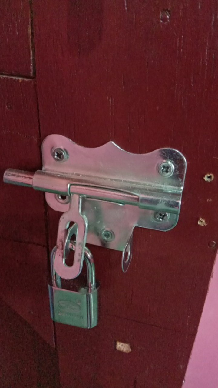 Grendel Overpal 2- 3/4 In Gembok Slot Pengaman Pintu Jendela Gudang 2 Inch 3 Per 4 Gerendel Selot