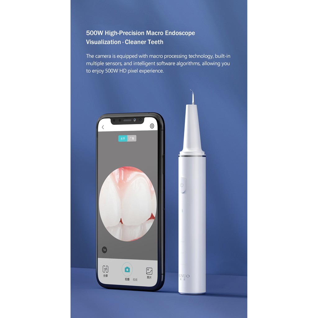 SUNUO T11 Pro - Smart Ultrasonic Dental Scaler - Pembersih Karang Gigi