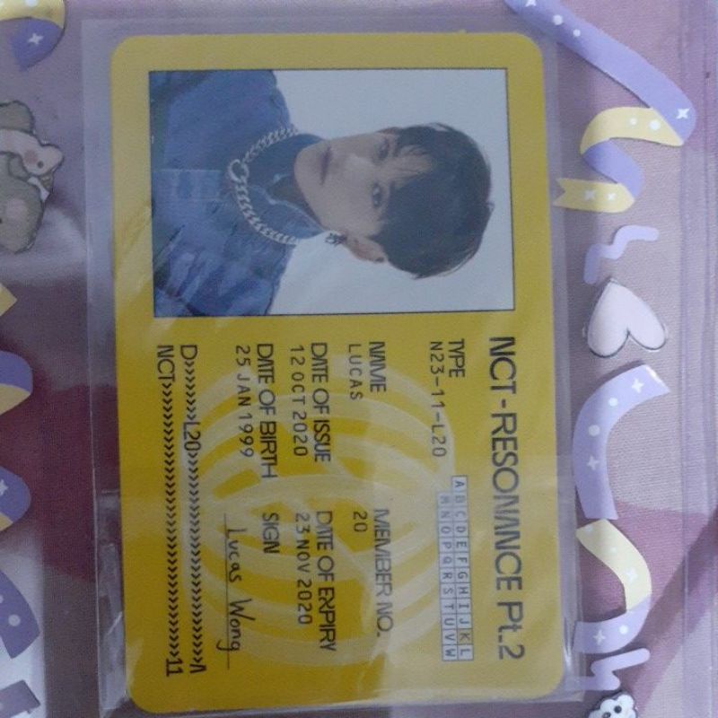 ID CARD Lucas WayV