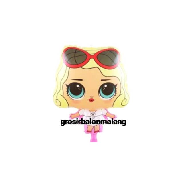 Balon foil lol kacamata 40cm