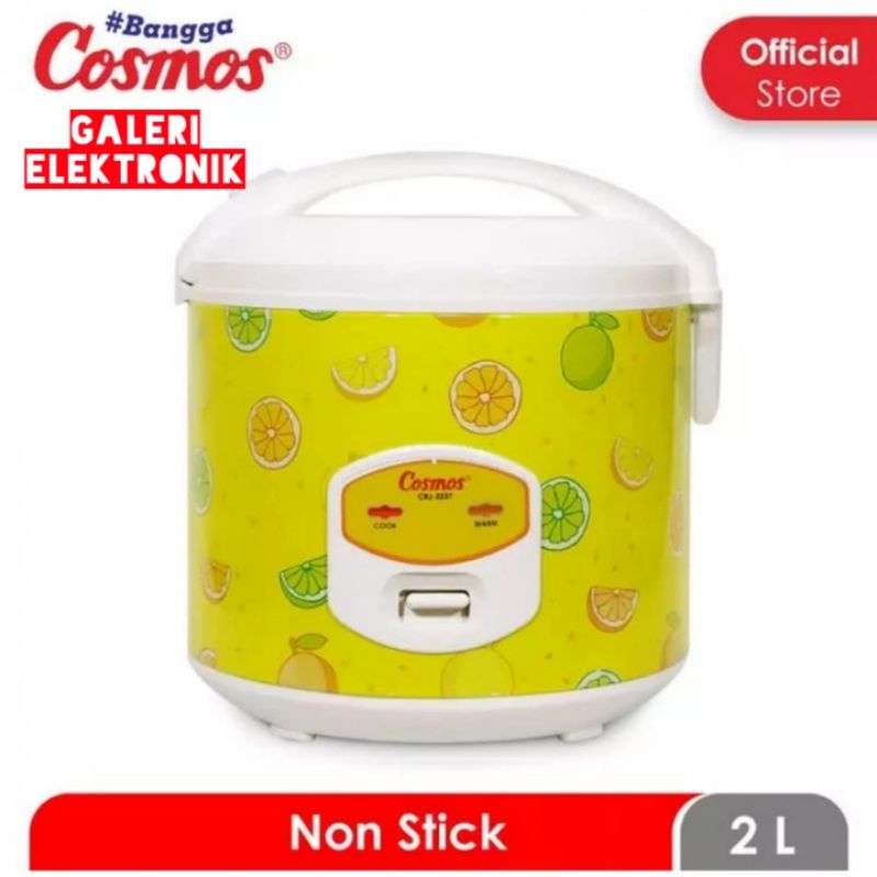 Rice cooker Cosmos CRJ 3237 anti lengket 2,0 liter Original