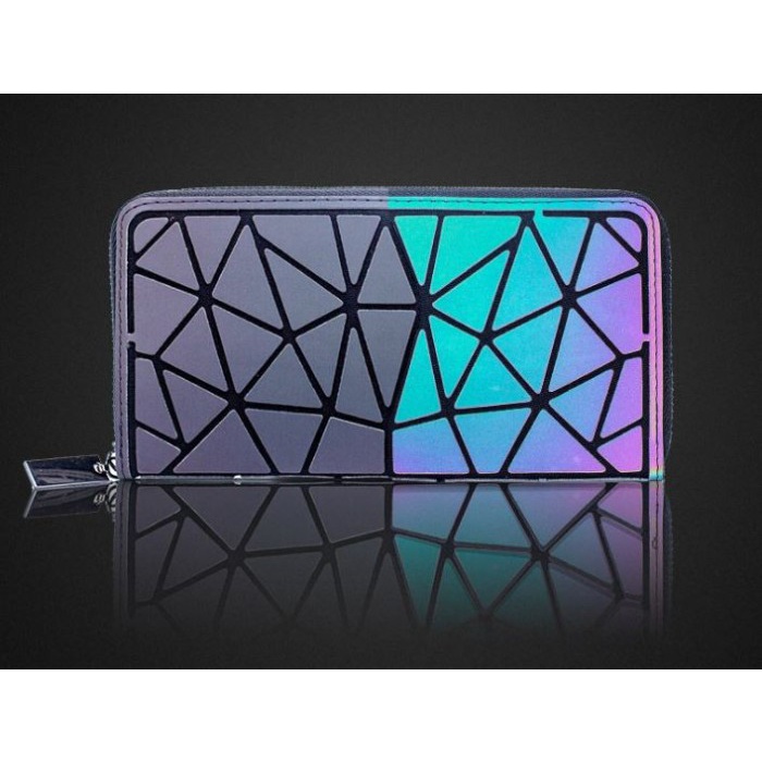 Dompet Wanita Panjang Geometric Geometris Luminous wallet