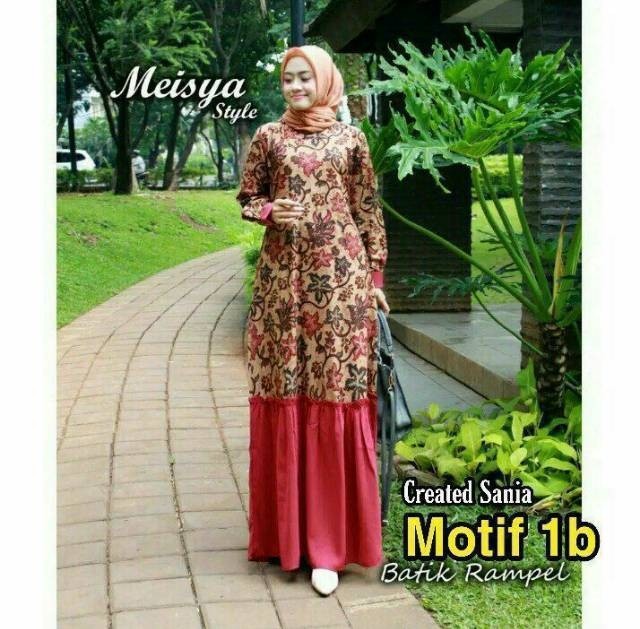 Gamis Batik Mamggar, Padi, Sekar Motif Terbaru Kualitas Original