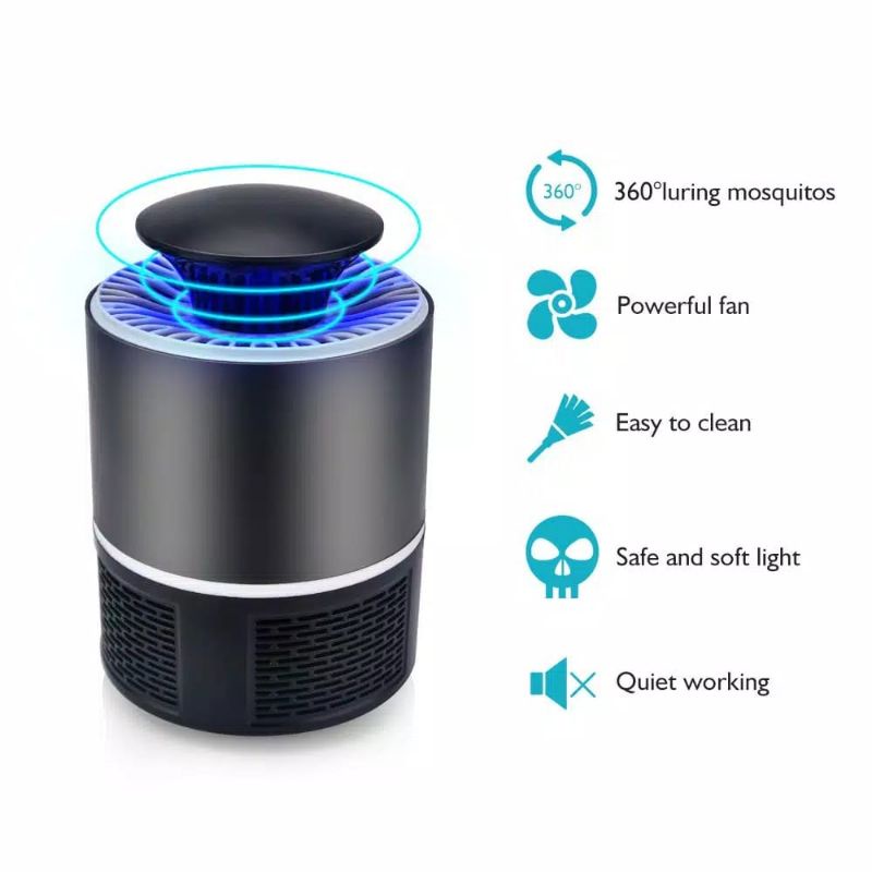 Perangkap Nyamuk Mosquito Killer Lampu LED UV Ultraviolet Elektrik