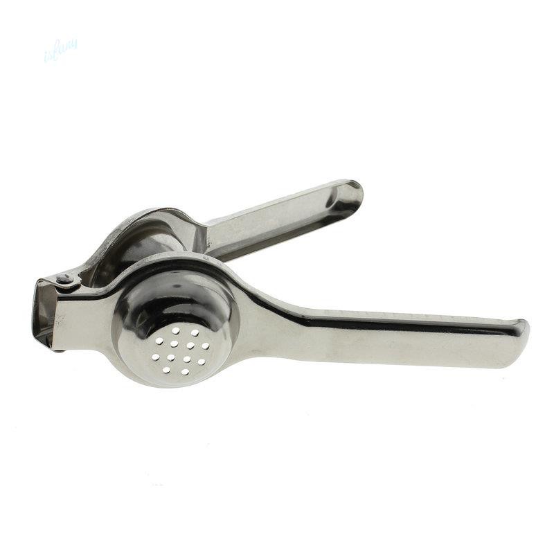 [STOK ANYAR!] - Stainless Steel Lemon Orange Juicer Pressed Clip - Silver - [toserba_emak]