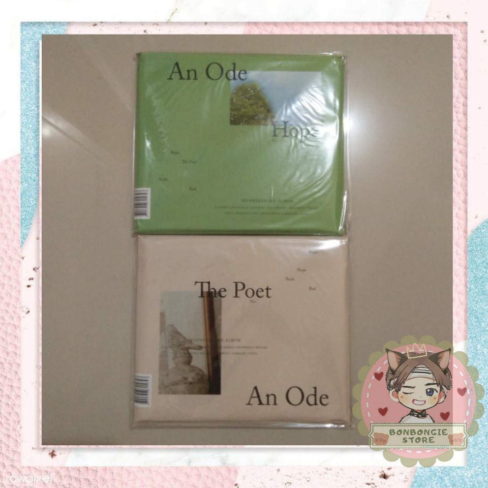 [ READY STOCK ] Album SEVENTEEN AN ODE Sealed Fullset Versi Hope dan Poet