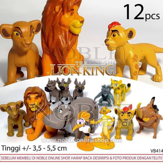 TURUN HARGA Lion King 12 Figure Guard Mufasa Simba koleksi pajangan toys mainan AR320