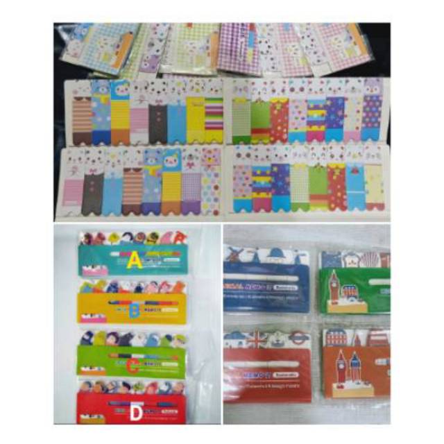 

Pembatas buku bahan kertas isi 120lembar karakter bagus