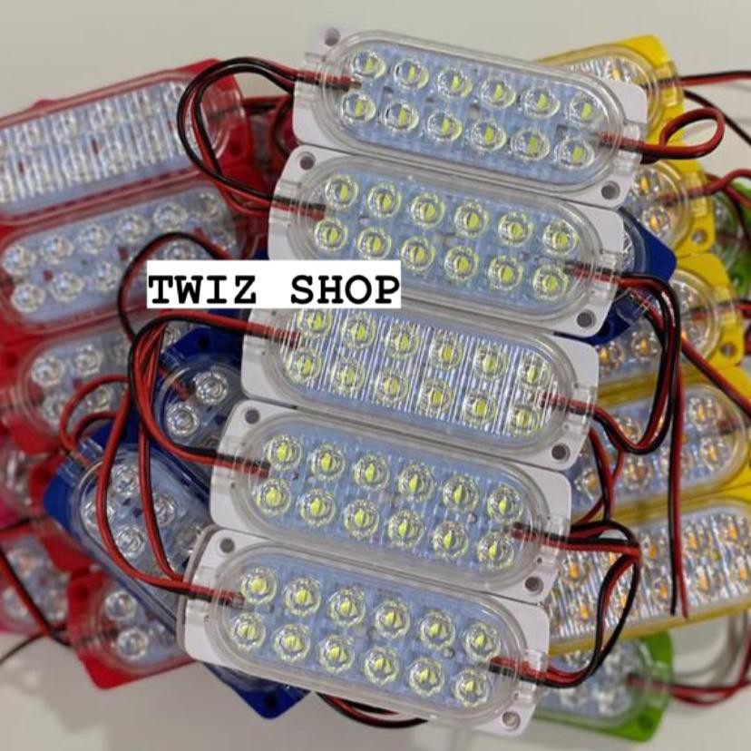 Lampu LED 12 Mata 12 Volt / LED Modul 12 Mata 7W 12V