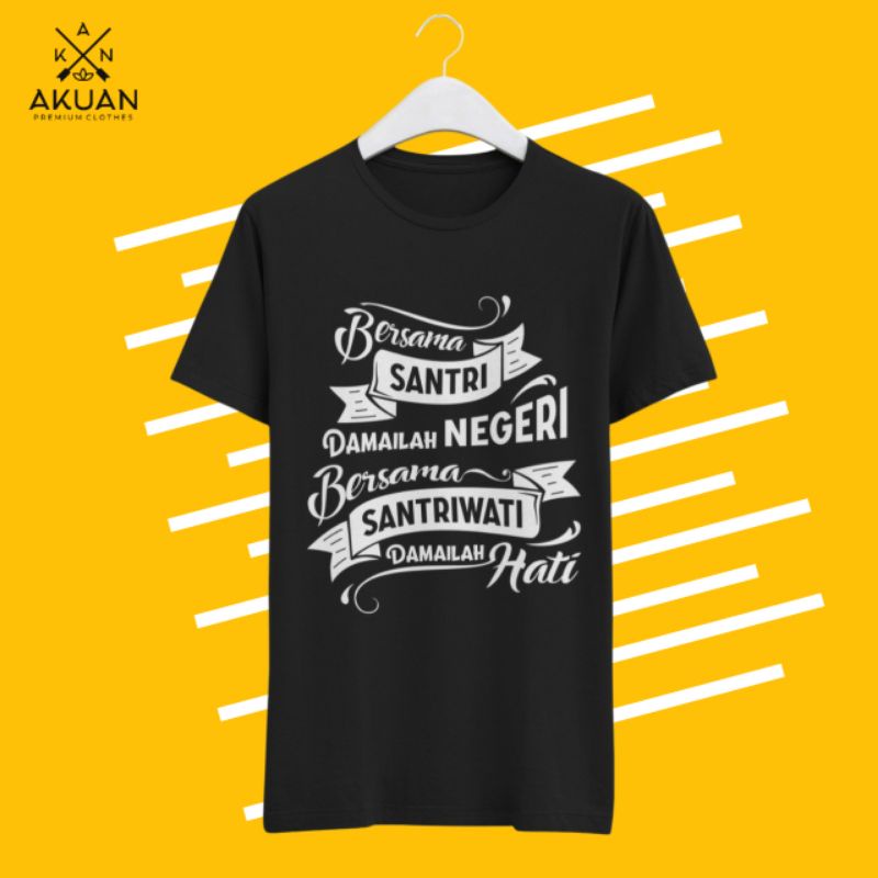 Baju distro/Kaos katakata/kaos kata kata/kaos santri/kaos santri salafi/kaos santri salafy/kaos sant