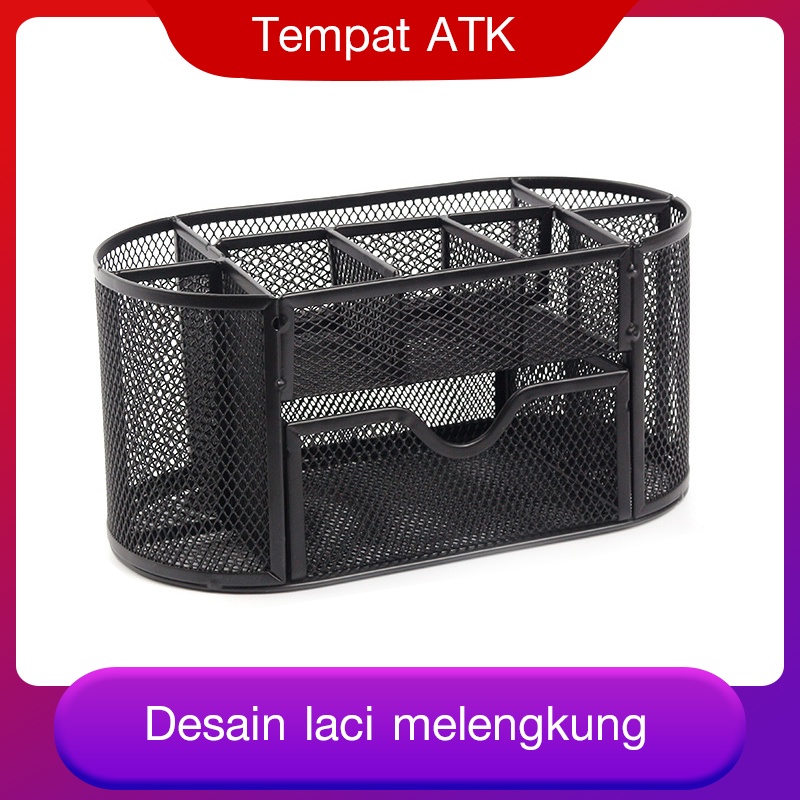 

Tempat Alat Tulis Kantor Kotak Alat Tulis Tempat ATK Kreatif Modis Tempat Pensil Multifungsi Sederhana