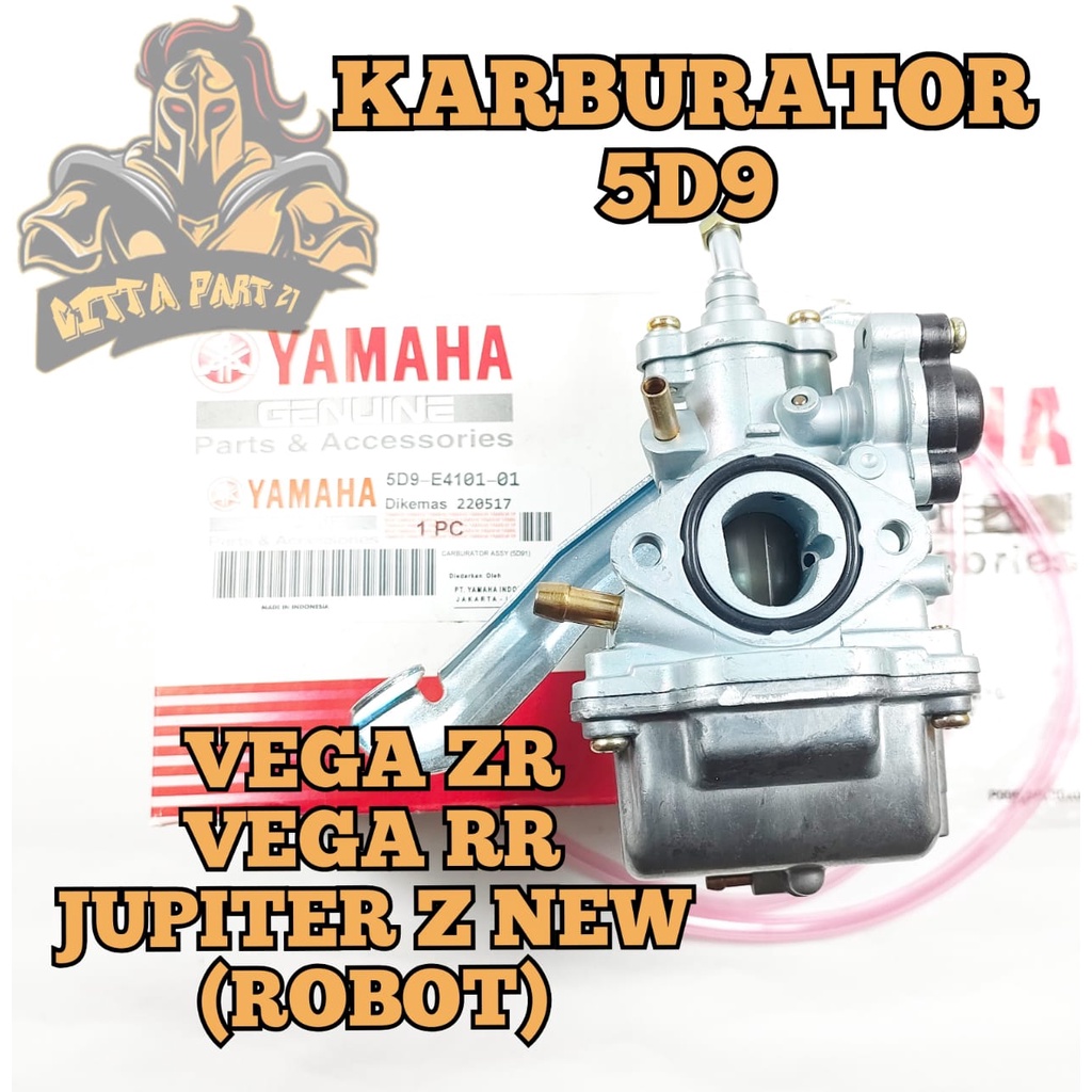 KARBURATOR CARBURATOR MIKUNI 5D9 KUALITAS ORIGINAL YAMAHA VEGA ZR VAEGA RR JUPITER Z NEW ( ROBOT )