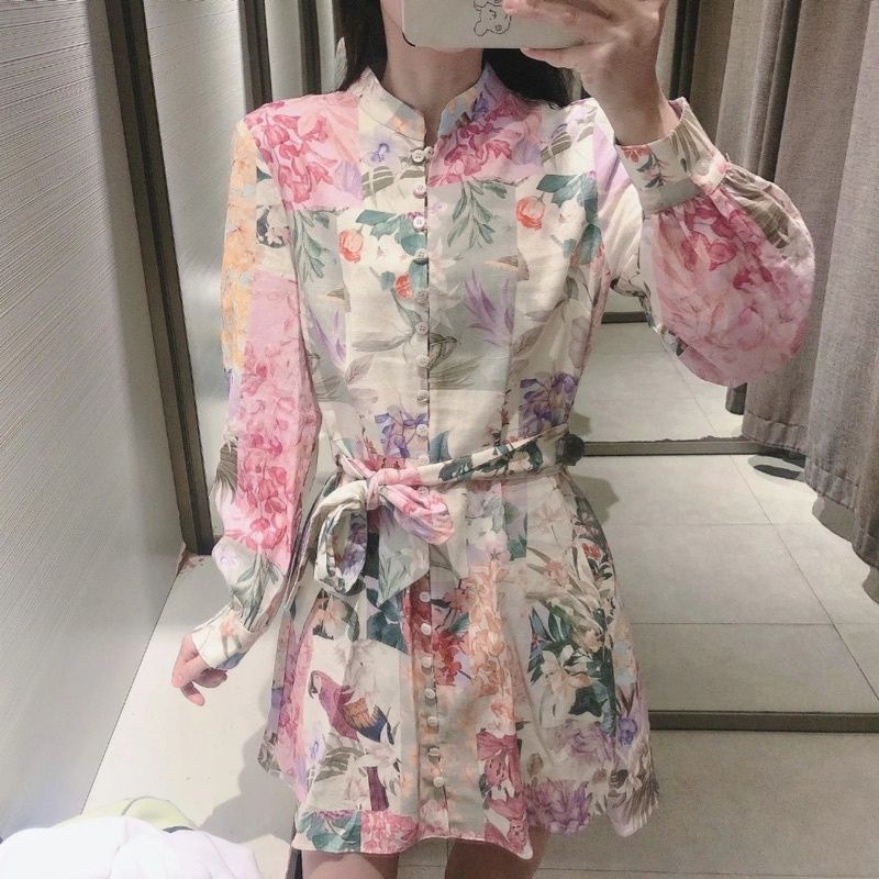 MDLV 4980 FLOYD TUNIK DRESS KOREA TERBARU DRESS CANTIK DRESS WANITA DRESS FLOWER FASHION IMPORT