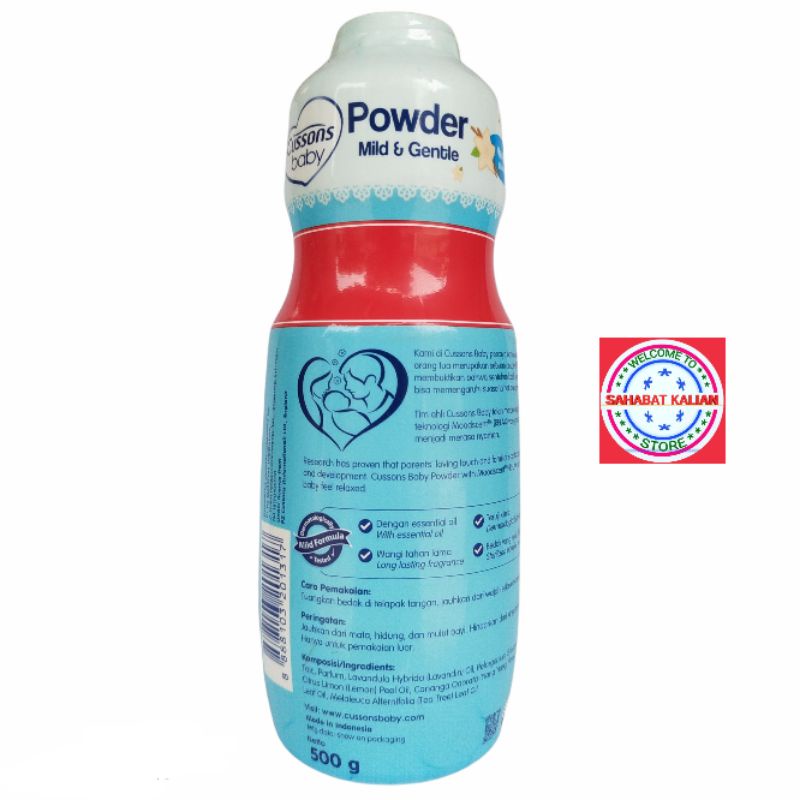 CUSSONS BABY POWDER 500GR