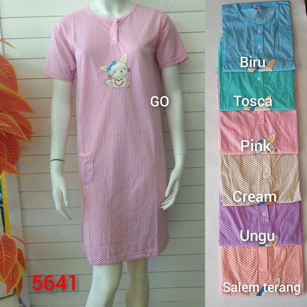 gof B DASTER BOBO STANDART Pakaian Wanita Casual Santai Motif Busui Baju Tidur