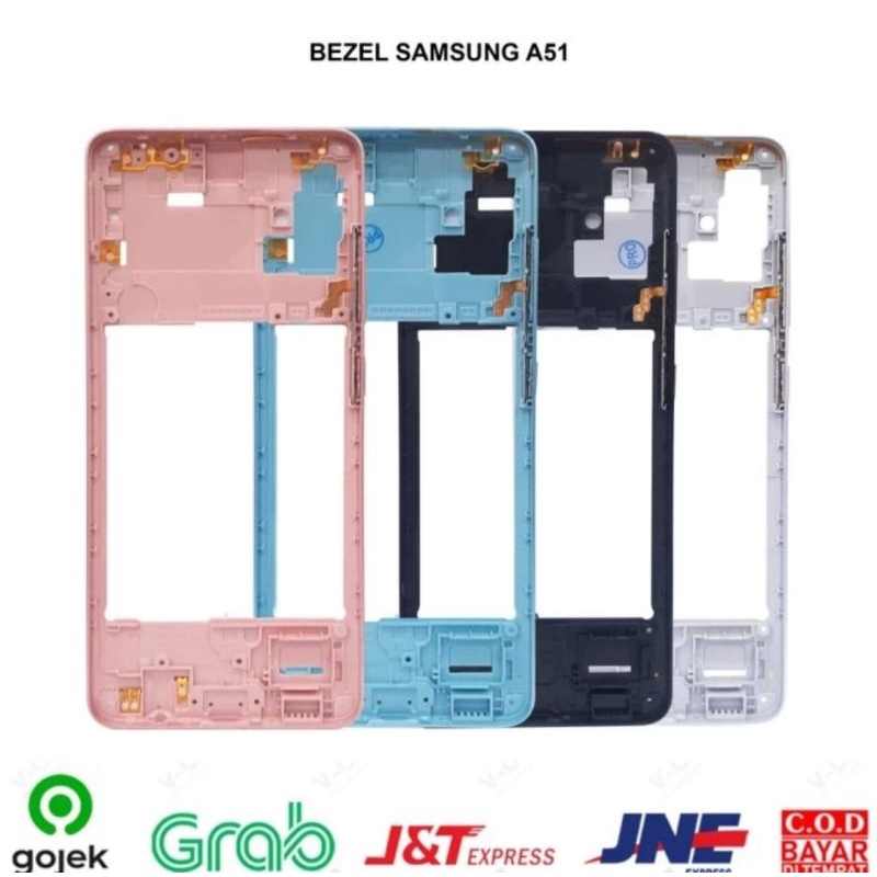 BEZEL TUTUP MESIN TUTUP SAMPING SAMSUNG A51 A515F ORIGINAL