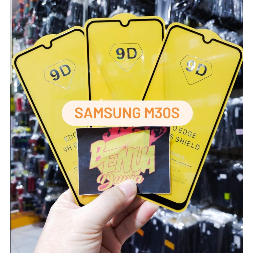 ANTI GORES KACA SAMSUNG M30S - TEMPERED GLASS FULL LEM 9D TEMPER GLASS  SAMSUNG M30S - BD