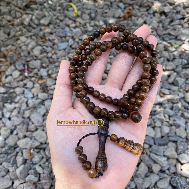 Tasbih Kayu Gaharu | Tasbih Gaharu Buaya Kalimantan ORIGINAL